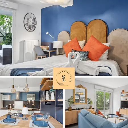 Retro-chic Elegance With Terrace Near Tramway * Saint-Priest (Rhone)